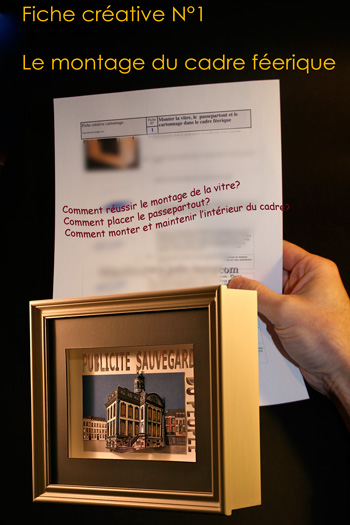 Fiche cr�ative 1 lampe tableau lumineux