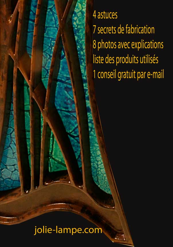 fiche cr�ative lampe art d�co