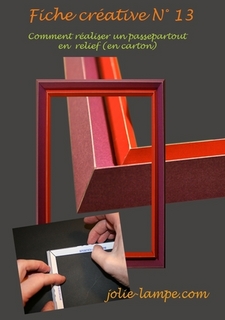 fiche cr�ative passepartout
